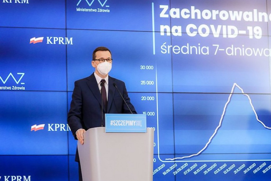 Patenty na szczepionki przeciw COVID-19 powinny być uwolnione - uważa premier Mateusz Morawiecki; FOT. Screen PTWP Patenty na szczepionki przeciw COVID-19 powinny być uwolnione - uważa premier Morawiecki