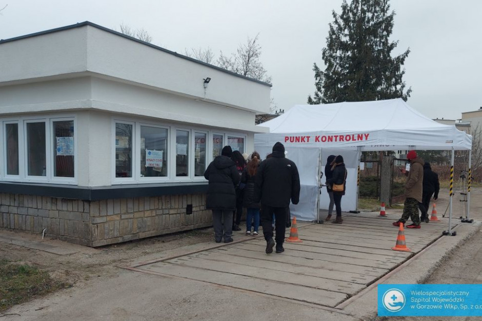 Pierwsza akcja testowania nauczycieli w Gorzowie Wlkp. odbyła się 11 stycznia. Fot. Materiały prasowe Gorzów Wlkp.: w niedzielę ponowne testy nauczycieli - są dwa punkty pobierania wymazów