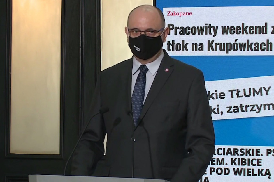 Główny Inspektor Sanitarny Krzysztof Saczka; FOT. Screen PTWP Główny Inspektor Sanitarny: apeluję o rozsądek, wygaszanie pandemii jest długotrwałe i kosztowne