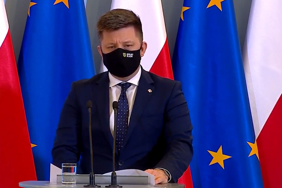 Szef KPRM Michał Dworczyk. Fot. PTWP/screen Dworczyk o szczepieniach: taki jest plan na najbliższe tygodnie