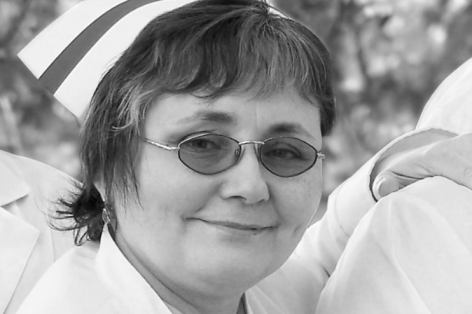 Położna Anita Rzepka zmarła 22 stycznia br. w wieku 62 lat po zakażeniu koronawirusem SARS-CoV-2. Fot. OZZPiP Pielęgniarki i położne w czasie pandemii zobaczyły już 78 nekrologów swoich koleżanek