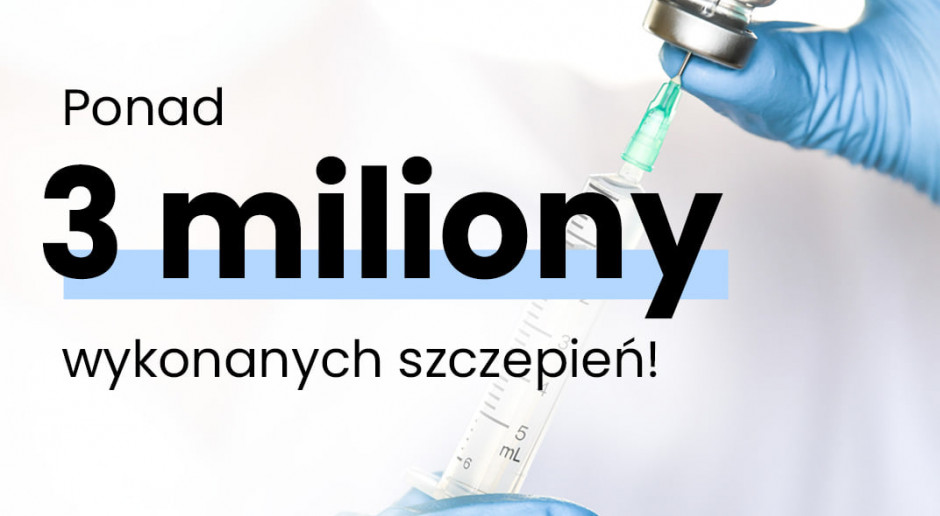 Mateusz Morawiecki: wykonano już ponad 3 mln szczepień przeciw COVID-19