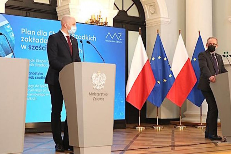 Koszty wprowadzenia Planu dla Chorób Rzadkich szacuje się na ponad 90 mln zł - powiedział minister zdrowia Adam Niedzielski. Fot. Twitter/MZ MZ o Planie Chorób Rzadkich - zapowiada ośrodki, diagnostykę i fundusze