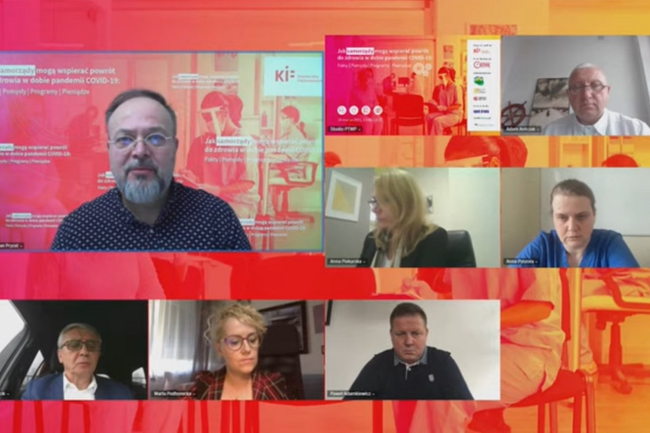 Webinarium "Jak samorządy mogą wspierać powrót do zdrowia w dobie pandemii COVID-19"; FOT. PTWP Jak wracamy do zdrowia po przejściu COVID-19 - retransmisja webinarium