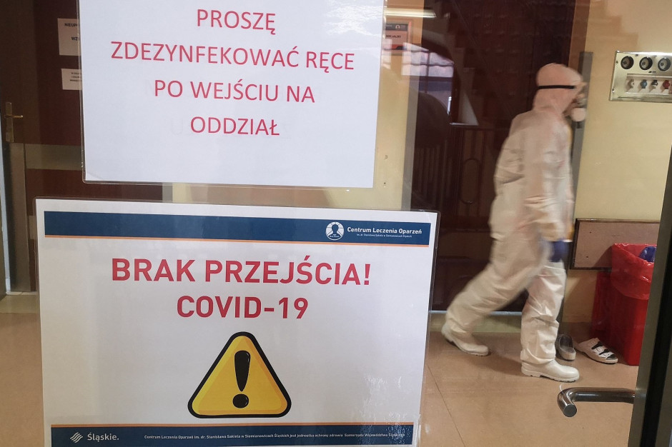 Centrum Leczenia Oparzeń w Siemianowicach Śląskich w czasach pandemii; FOT. CLO Siemianowicka oparzeniówka zwiększa liczbę łóżek covidowych, ale stara się też leczyć planowo