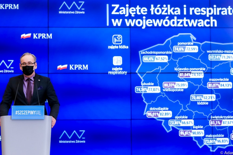 Adam Niedzielski. Fot. Ministerstwo Zdrowia/Twitter Minister zdrowia: przedłużamy obostrzenia do 18 kwietnia