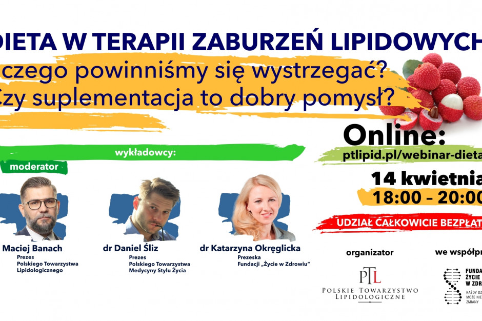 Webinarium: dieta w terapii zaburzeń lipidowych