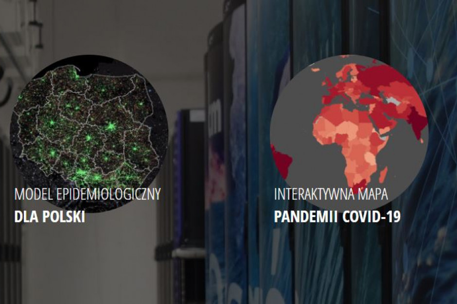 Na stronie ICM UW - covid-19.icm.edu.pl - publikowany jest model epidemiologiczny dla Polski. Fot. screen strony covid-19.icm.edu.pl Szef Centrum Analiz Strategicznych: - Gdyby nie restrykcje, zmarłoby 50 tys. osób więcej