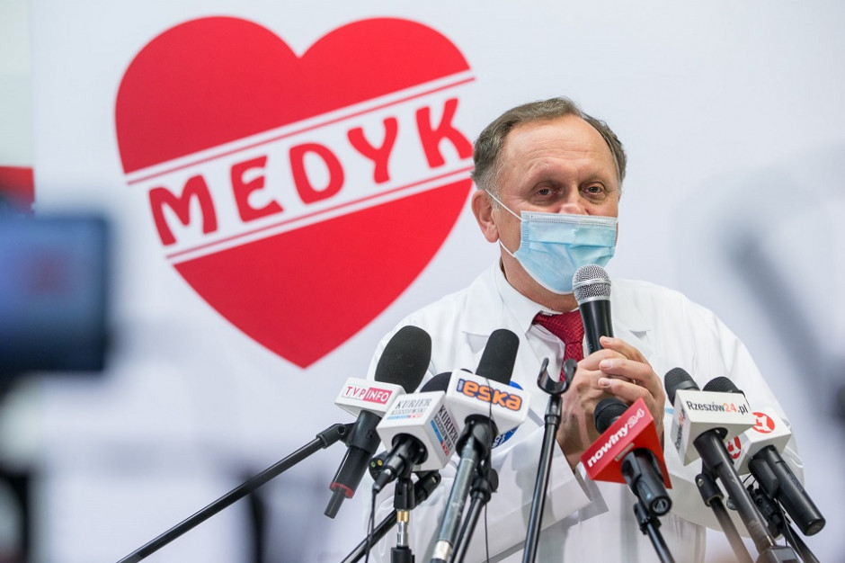 Prezes Centrum Medyczne MEDYK dr Stanisław Mazur. Fot. Centrum Medyczne MEDYK W Rzeszowie mają dość fake newsów: to nagonka polityczna