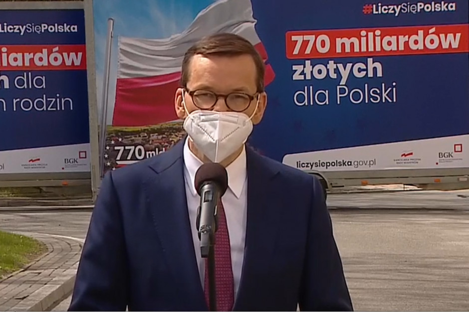 O planie znoszenia obostrzeń premier Mateusz Morawiecki rozmawia z Radą Medyczną we wtorek. Fot. PTWP/screen O planie znoszenia obostrzeń rząd poinformuje w środę