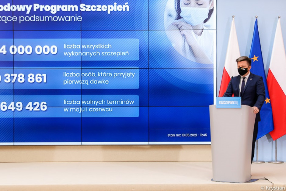Michał Dworczyk. Fot. Kancelaria Premiera/Twitter Dworczyk: największym wyzwaniem będzie przekonanie młodzieży do szczepień