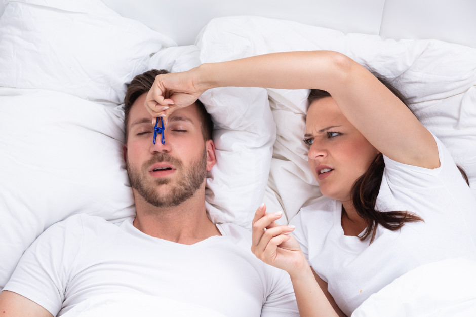 Obturacyjny bezdech senny jest najczęstszą przyczyną zaburzeń snu. Fot. Shutterstock Na bezdech senny może cierpieć nawet 2,5 mln Polaków