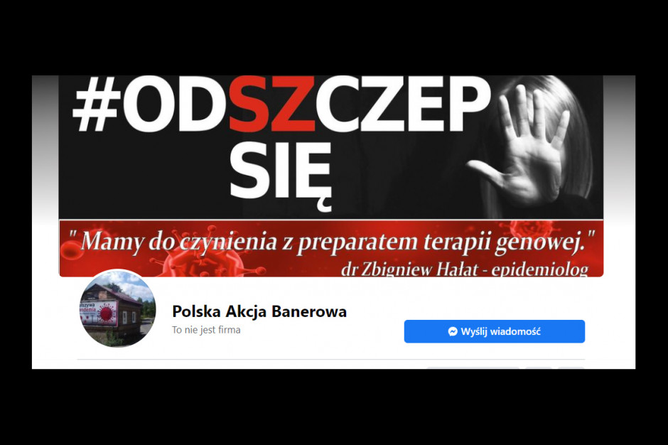 Polska Akcja Banerowa w całej Polsce rozwiesza plakaty z hasłem #ODSZCZEP SIĘ. Screen: fb.com (Polska Akcja Banerowa) Coraz więcej banerów „Odszczep się” w polskich miastach. Co na to rząd i MZ?