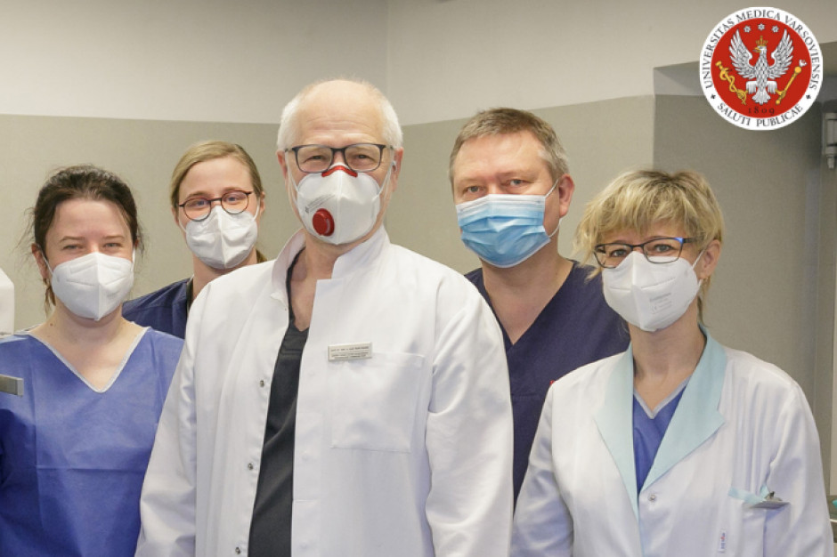 - Końcowym efektem naszych prac powinno być upowszechnienie wyników badań i - jeśli okażą się przydatne - zaproponowanie zmiany standardu klinicznego - mówi prof. Rafał Krenke. Fot. Warszawski Uniwersytet Medyczny Nowatorski projekt WUM. Chodzi o usuwanie płynu z jamy opłucnej