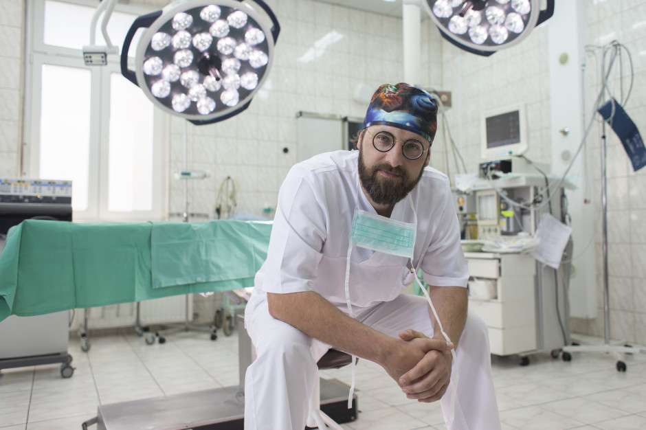 Dr Andrzej Kupilas. Fot. Marek Swoboda, Szpital Miejski nr 4 w Gliwicach Gliwice: Szpital Miejski daje nową szansę pacjentom po chorobie nowotworowej
