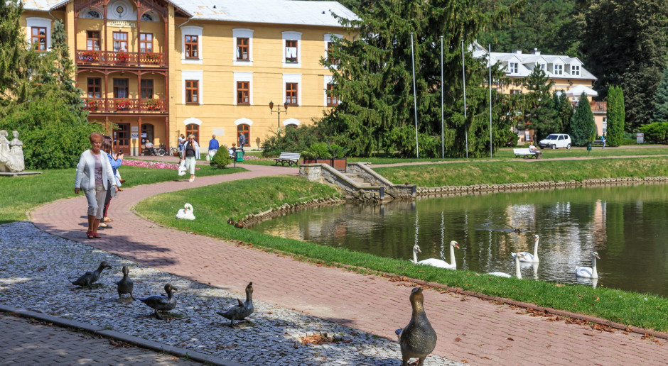 Nałęczów - w ubiegłym roku wykorzystano zaledwie połowę miejsc w lecznictwie uzdrowiskowym. Fot. Shutterstock GUS: w ubiegłym roku z powodu pandemii w uzdrowiskach była zaledwie połowa pacjentów