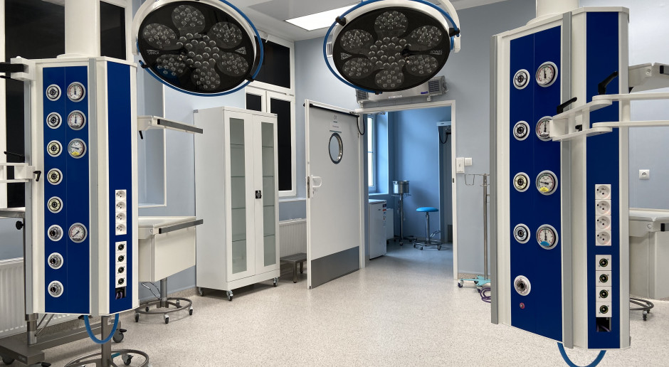Blok operacyjny szpitala w Kostrzynie n/Odrą. Fot.mat. prasowe. Grupa Nowy Szpital: nowy blok operacyjny w Kostrzynie. Szpital prywatny, pieniądze na budowę też