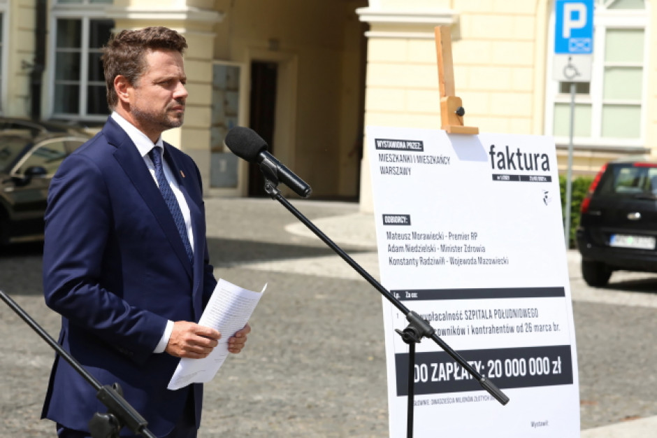 Trzaskowski o Szpitalu Południowym: Apeluję o zwrot szpitala! Dług sięga już 20 mln zł - Vimarsana News