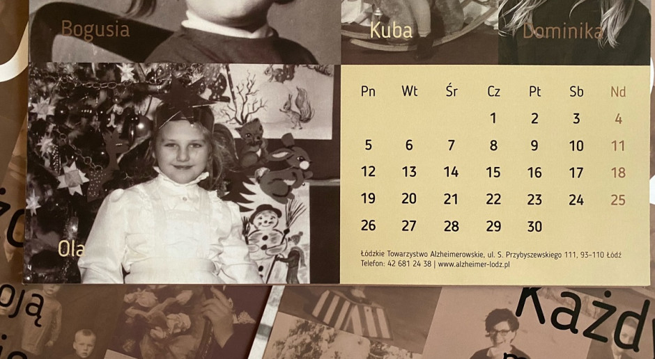 Łódzkie Towarzystwo Alzheimerowskie: ten kalendarz jest wyjątkowy – pozwala ożywić wspomnienia