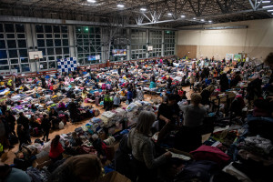 Ponad 1000 uchodźców przywiózł pociąg sanitarny do Hrubieszowa. Na pokładzie matki z dziećmi