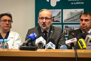 Minister zdrowia w Lublinie: tu leczone są bardzo ciężkie przypadki chorych, którzy mają problemy ze wzrokiem