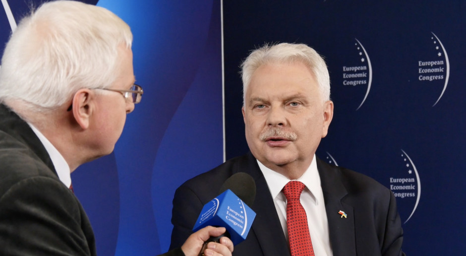 Wiceminister zdrowia Waldemar Kraska. Fot. PTWP Waldemar Kraska na EEC o leczeniu ukraińskich pacjentów