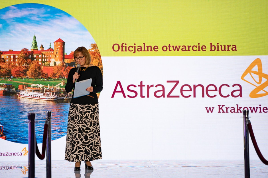 Krakowski oddział AstraZeneca coraz większy. Jest nowe biuro