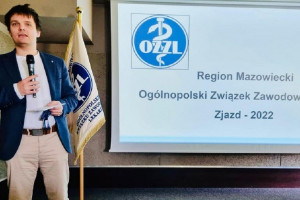 Nowy szef OZZL na Mazowszu. To rezydent psychiatrii Joachim Budny