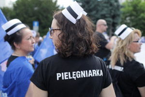 Strajk pielęgniarek ze Stalowej Woli. Koleżanki z całej Polski przesyłają wyrazy wsparcia