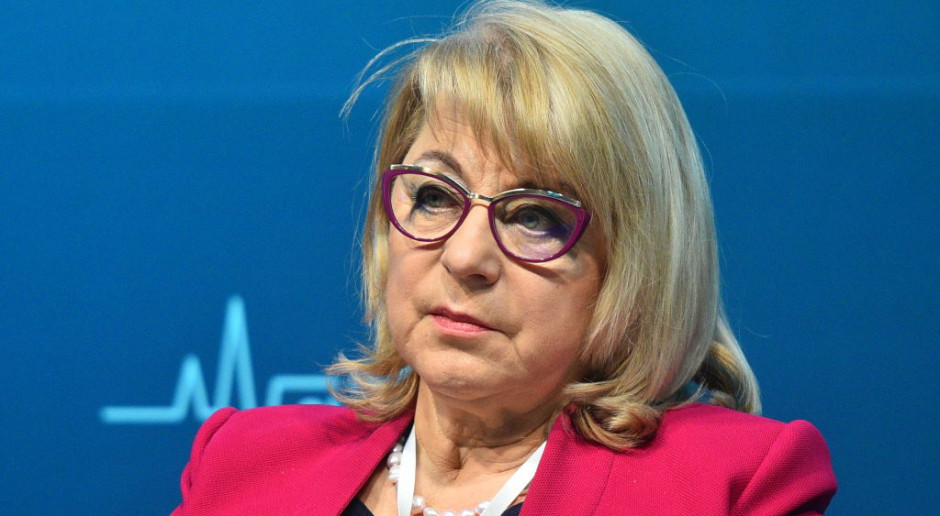 Zofia Małas, prezes Naczelnej Rady Pielęgniarek i Położnych Fot. PTWP Pensje pielęgniarek wciąż niezgodne z ustawą. Małas: należy wrócić do pieniędzy dedykowanych tylko na zarobki