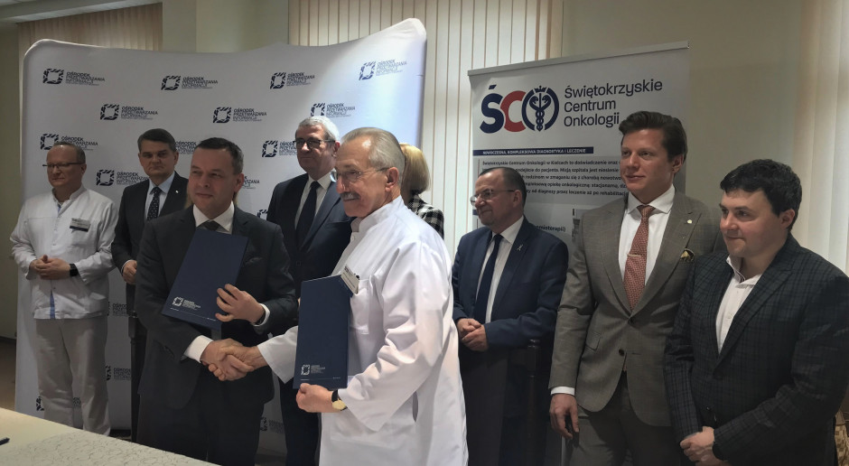 Instytut i Centrum podpisały oficjalne porozumienie o współpracy. Fot. Mat. prasowe Centrum i instytut wykorzystają sztuczną inteligencję do diagnostyki onkologicznej