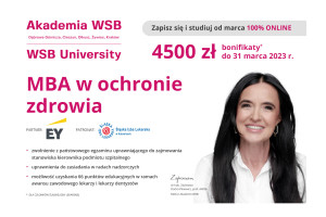 MBA w ochronie zdrowia (partner EY, patronat Śląskiej Izby Lekarskiej) – studia ONLINE