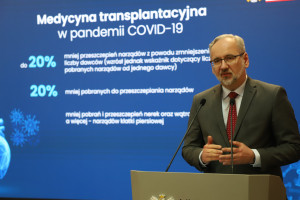 Minister Niedzielski zapowiada odbudowę transplantologii. W 10 lat resort wyda 1 mld zł