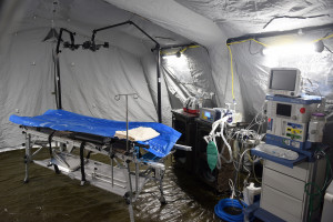 Robot medyczny pomaga w leczeniu ukraińskich żołnierzy