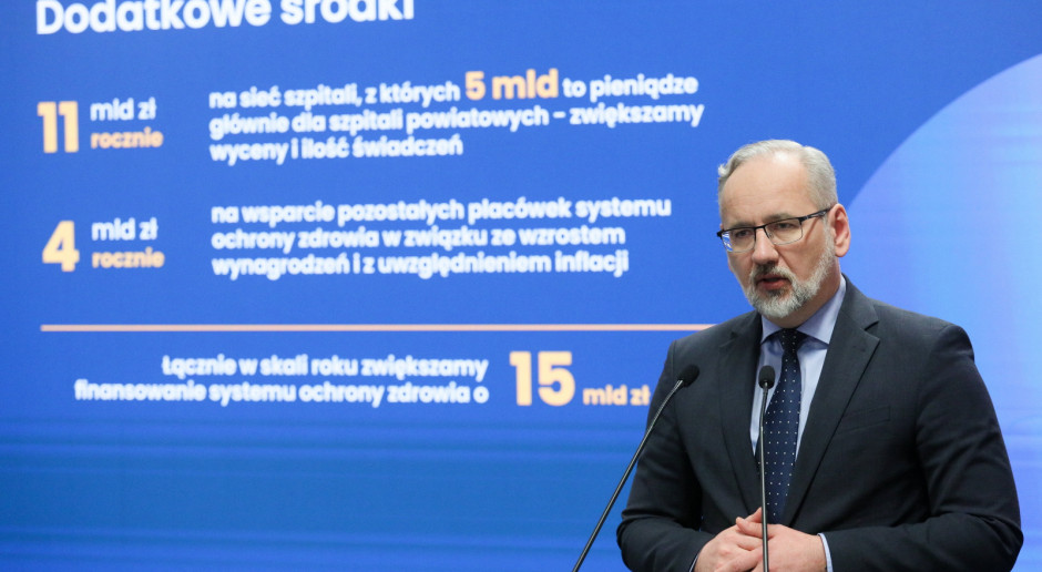Ponad 160 mld zł w skali roku na ochronę zdrowia. "Szpitalom ma się opłacać leczyć"
