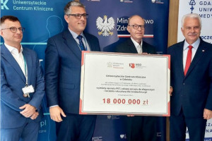 Ministerstwo Zdrowia przekazało 18 mln złotych na sprzęt dla Uniwersyteckiego Centrum Klinicznego