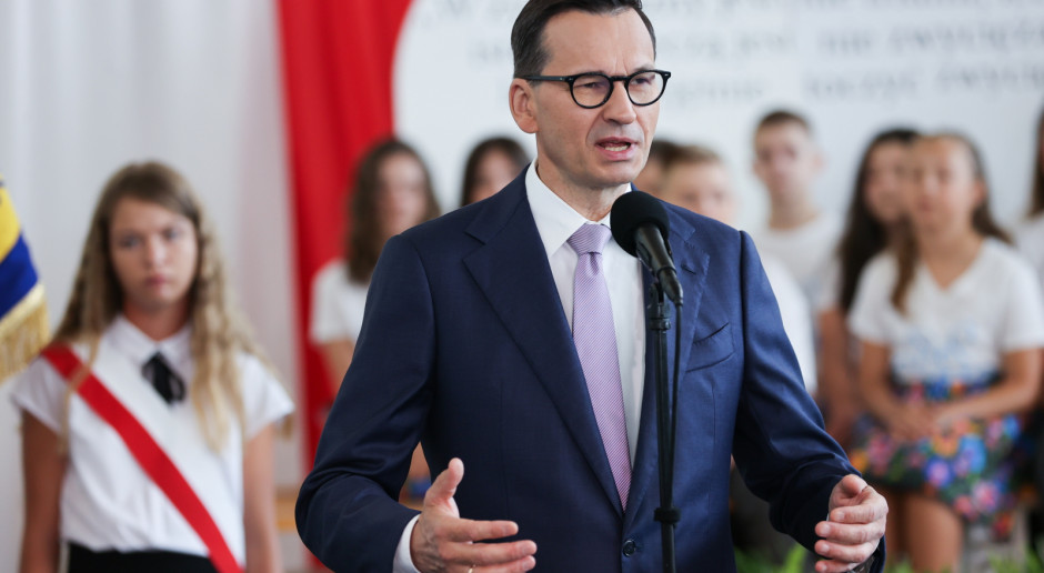 Premier RP Mateusz Morawiecki. Fot. PAP/Marian Zubrzycki Premier: niemal w każdej szkole zapewniliśmy psychologa lub pedagoga specjalnego