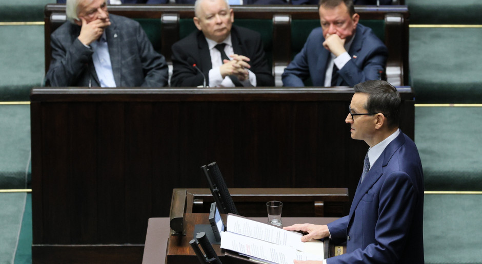 Premier Mateusz Morawiecki Bez Wotum Zaufania