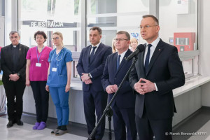 Andrzej Duda chwali Ośrodek Rehabilitacji i Diagnostyki Biometrycznej w Radziszowie