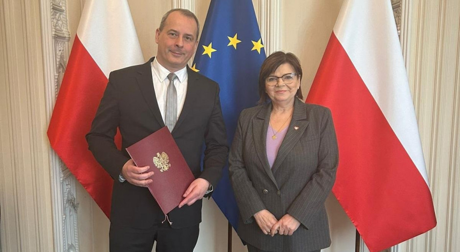 Minister Leszczyna wręczyła akt powołania nowemu prezesowi AOTMiT