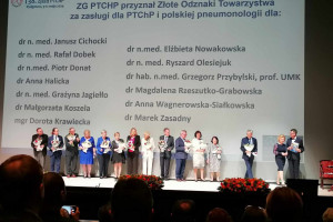 Złote Odznaki Polskiego Towarzystwa Chorób Płuc wręczone ekspertom z Rzeszowa