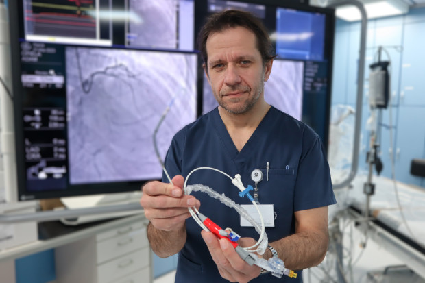 Dr. Hab. Jerzy Sacha from the University Clinical Hospital in Opole. Photo: archive of the University Clinical Hospital in Opole/ Author: Edyta Hanszke-Lodzińska