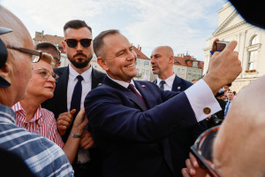 Prezydent Karol Nawrocki podczas wizyty w Kaliszu Ceny prądu w 2025 roku.