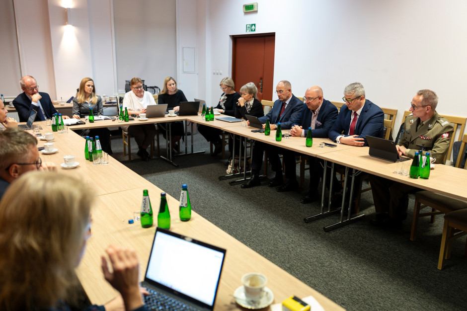 Zespół ds. medycyny taktycznej po pierwszym spotkaniu