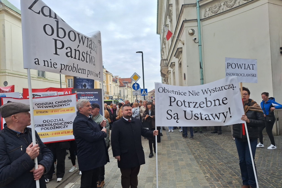 Protest szpitali powiatowych w całej Polsce. "Bez diagnostyki nie ma leczenia"