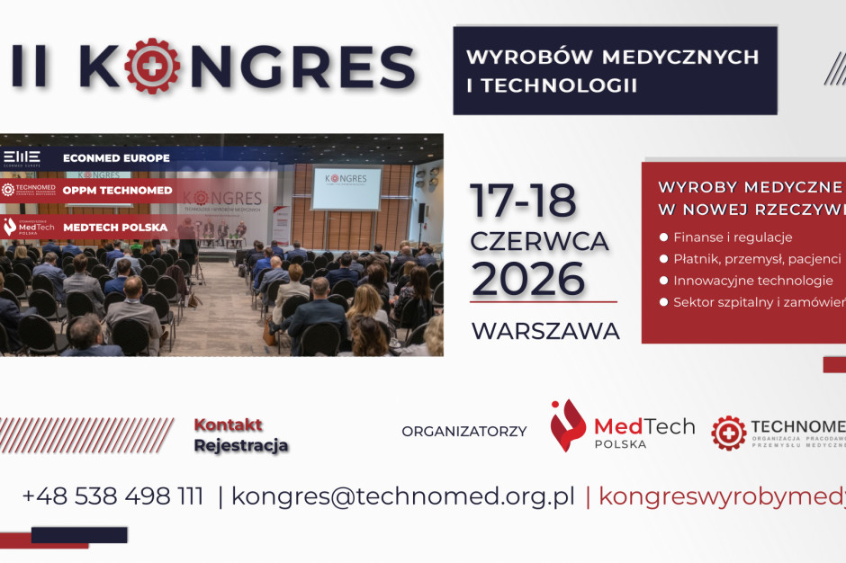 II Kongres Wyrobów Medycznych i Technologii – najważniejsze wydarzenie sektora MedTech