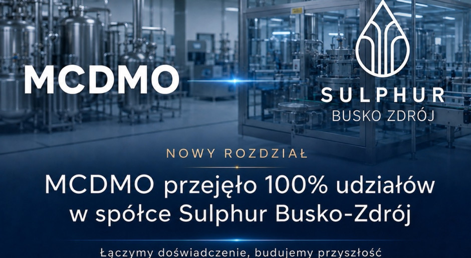 MCDMO приобрела компанию Sulphur Busko-Zdrój для расширения фармацевтического производства